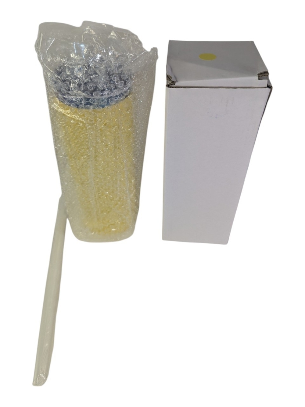 Yellow Holographic Skinny Tumbler With Lid Straw 20oz
